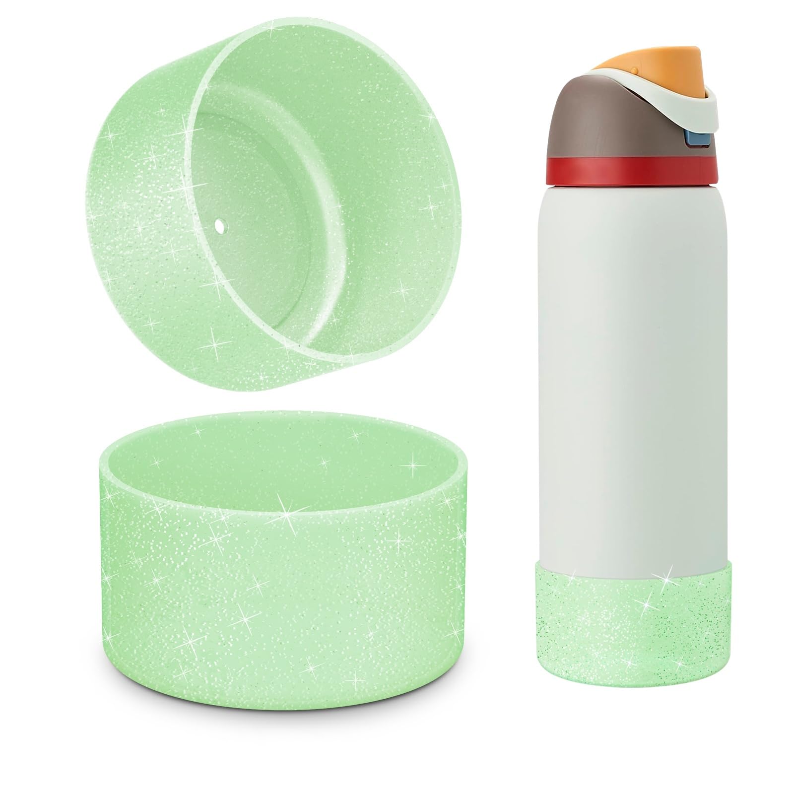 Silicone Boot for Owala Water Bottle 24 oz 32 oz 40 oz, Anti-Slip Protective Sleeve for FreeSip/Twist/Flip Stainless Steel Water Bottles Accessories