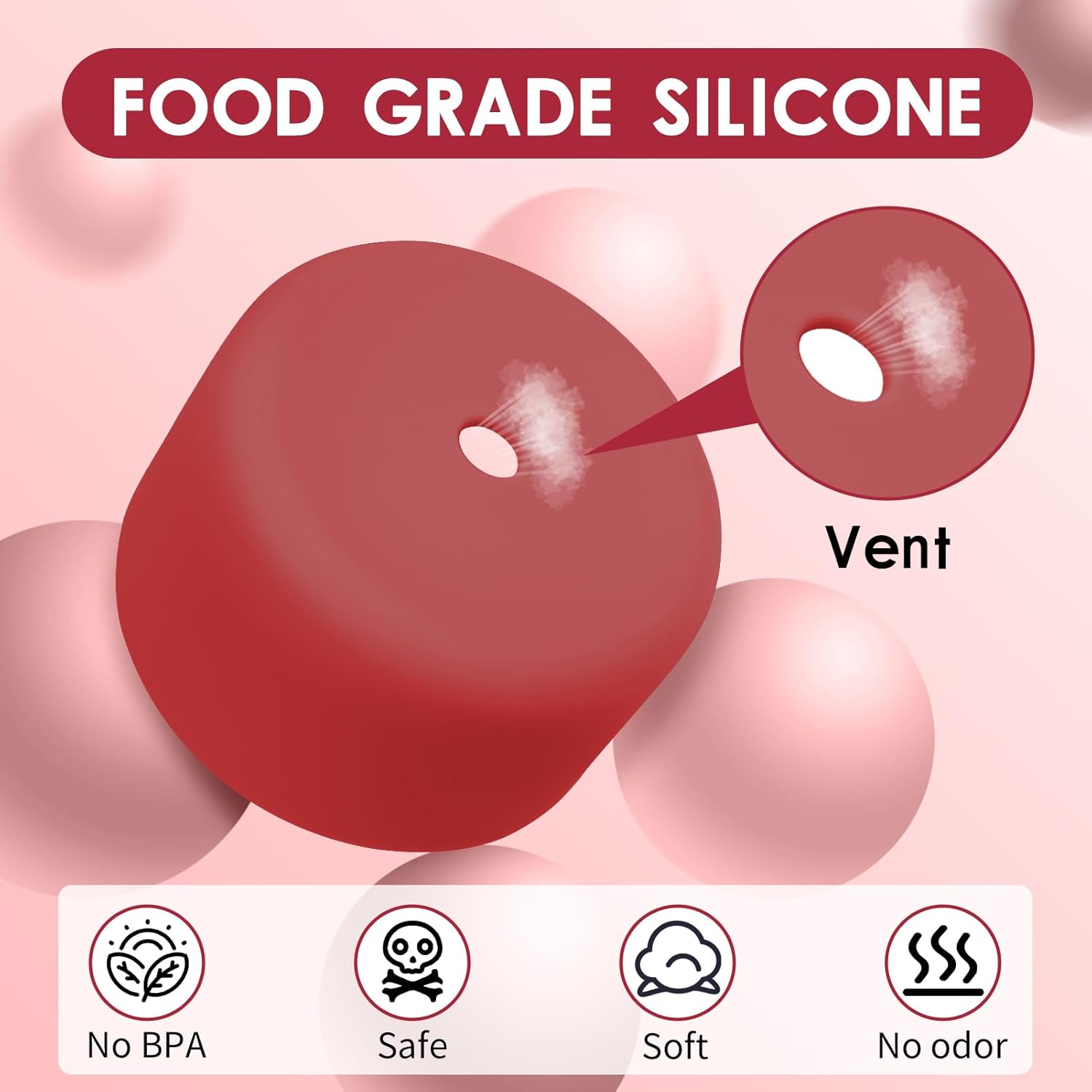 2PCS Silicone Water Bottle Boot, Compatible with Owala 24oz 32oz 40oz, Protective Anti-Scratch & Anti-Dent No Noise Sleeve Cover for FreeSip/Twist/Flip Water Bottles (Burgundy, 24 Ounces)