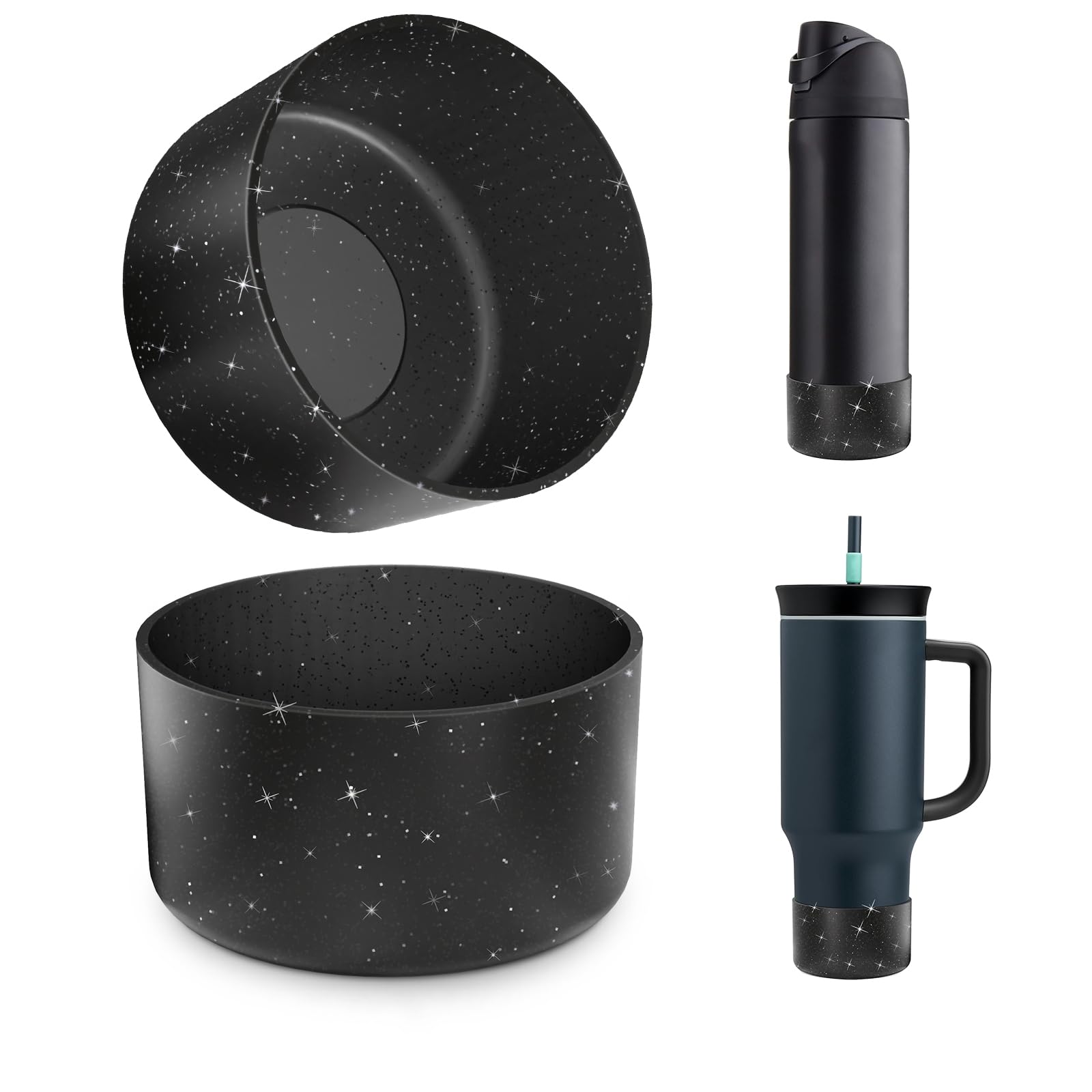 Silicone Boot for Owala Water Bottle 24 oz 32 oz 40 oz, Anti-Slip Protective Sleeve for FreeSip/Twist/Flip Stainless Steel Water Bottles Accessories