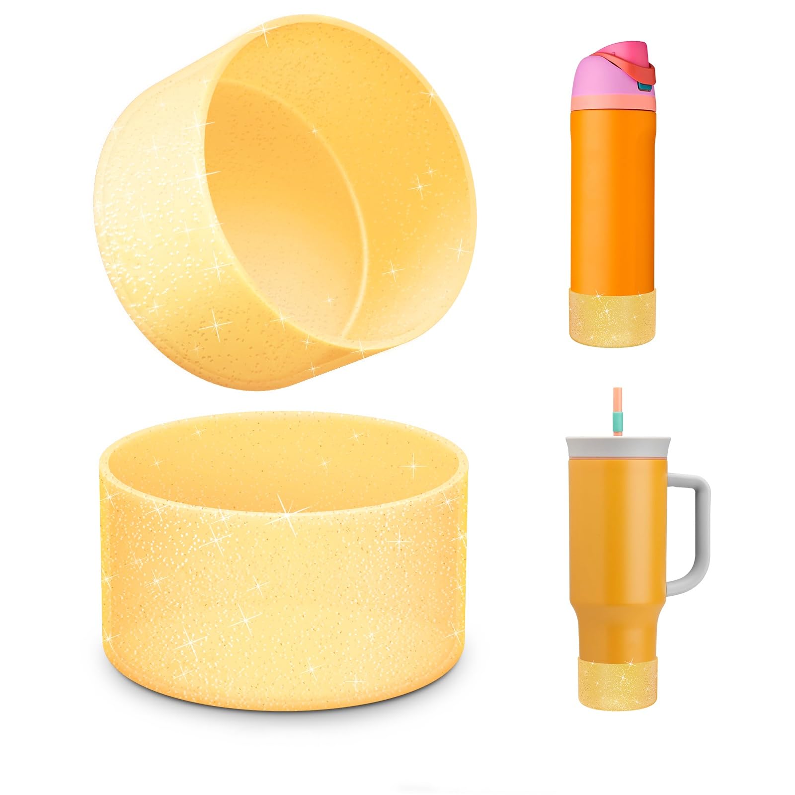 Silicone Boot for Owala Water Bottle 24 oz 32 oz 40 oz, Anti-Slip Protective Sleeve for FreeSip/Twist/Flip Stainless Steel Water Bottles Accessories