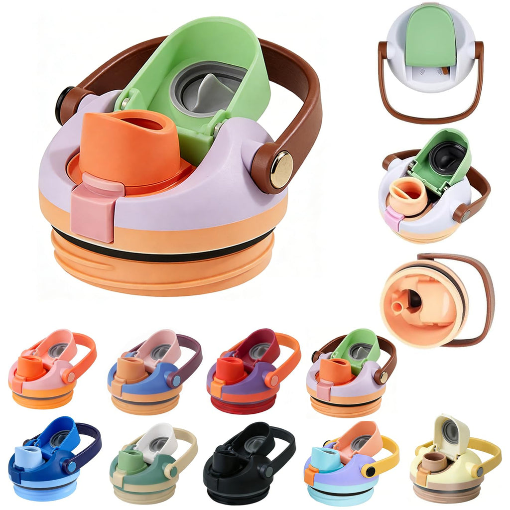 30 OZ Replacement Lid for Owala Freesip Sway Tumbler, One Button Water Bottle Top Replacement Cap with Handle Compatible with Owala FreeSip Sway, BPA-Free, Leakproof, Lockable