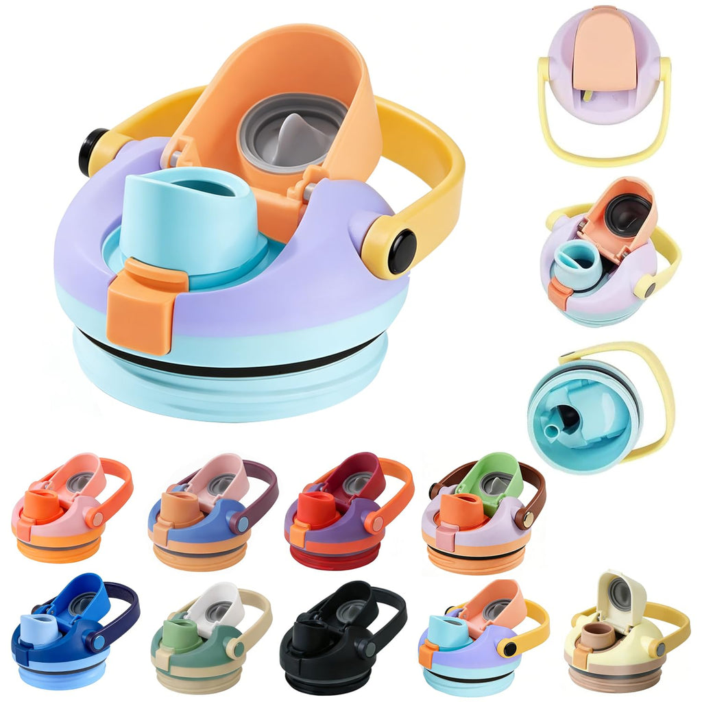 30 OZ Replacement Lid for Owala Freesip Sway Tumbler, One Button Water Bottle Top Replacement Cap with Handle Compatible with Owala FreeSip Sway, BPA-Free, Leakproof, Lockable