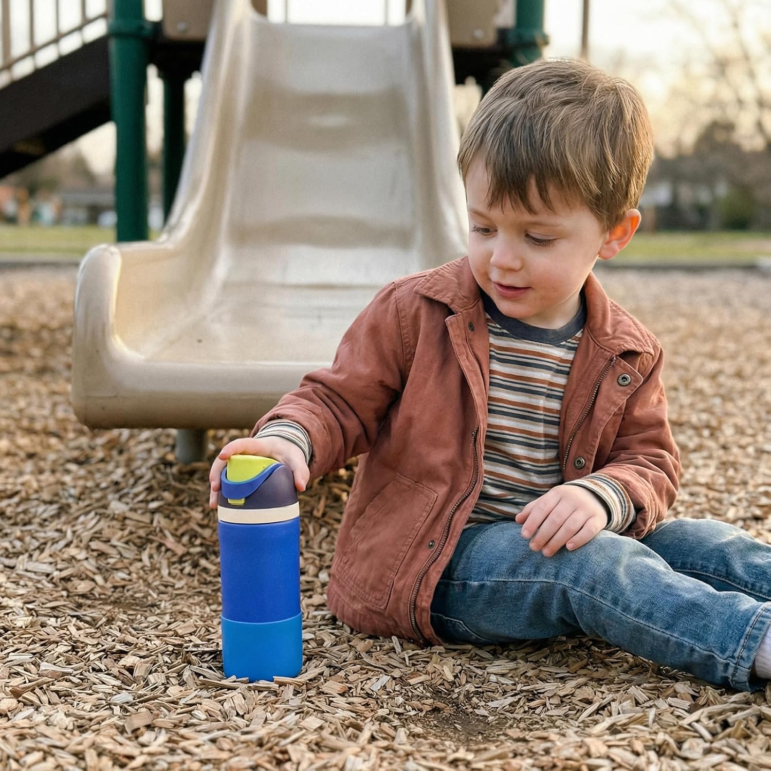 Silicone Boot for Owala Water Bottle 16oz 14oz 12oz, Anti-Scratch Anti-Slip No Noise Protective Sleeve Compatible with Owala Cup, Insulated Stainless-Steel Tumblers Bottom Boot for School